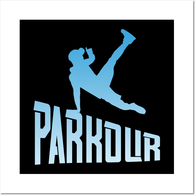 Parkour Freerunner Free Run Athlete Wall Art by Foxxy Merch